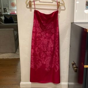 Nanette Lepore Fuchsia Strappless Dress